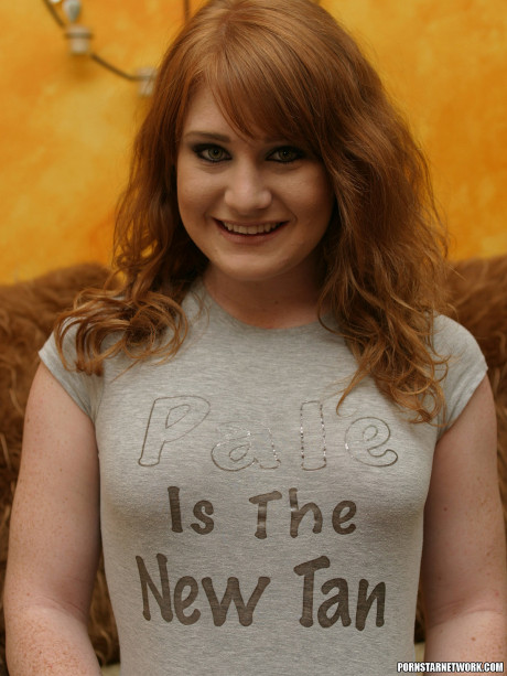 Redhead Lucy Fire Gives A Blowjob