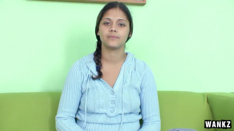 Latina Gina Lopez Jerks Out His Upornia